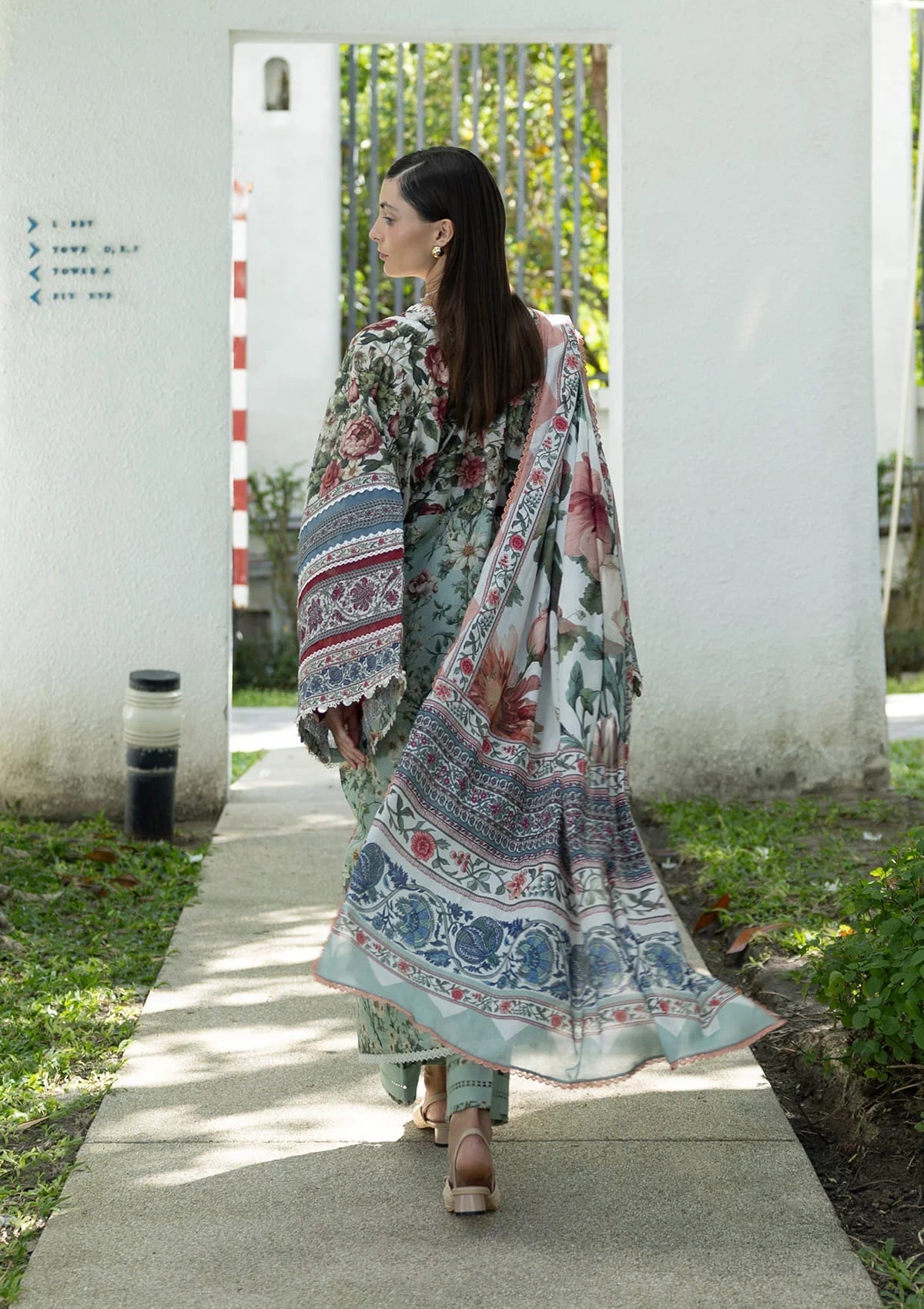 Elaf Prints Lawn Vol 1 2026=6B OPALINE GARDEN Aangan the essence of lawn & chiffon