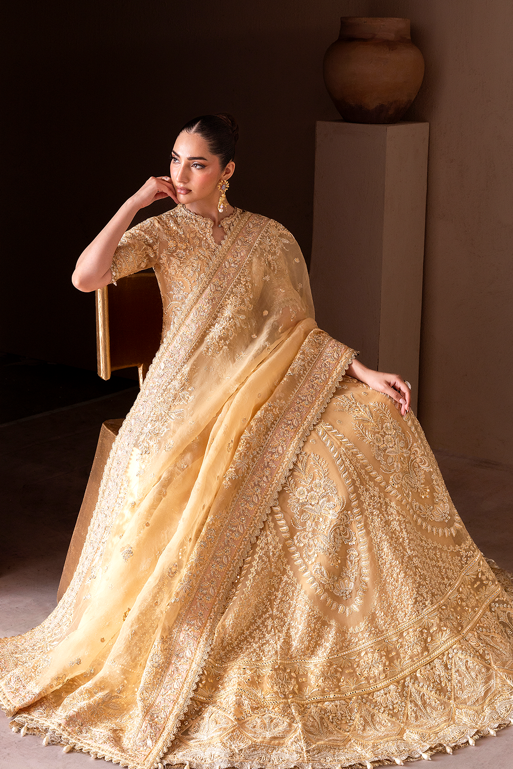 Eman Adeel Clay & Couture-SEREN Aangan the essence of lawn & chiffon