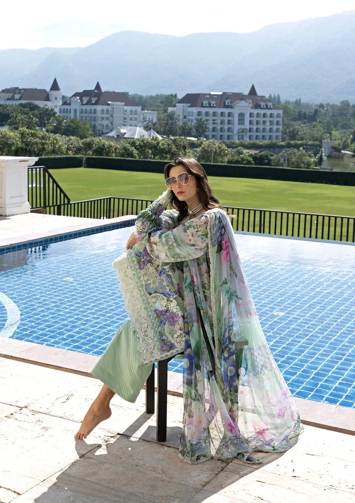 ELAF SIGNATURE LAWN=2026=6b Aangan | the Essence of Lawn & Chiffon