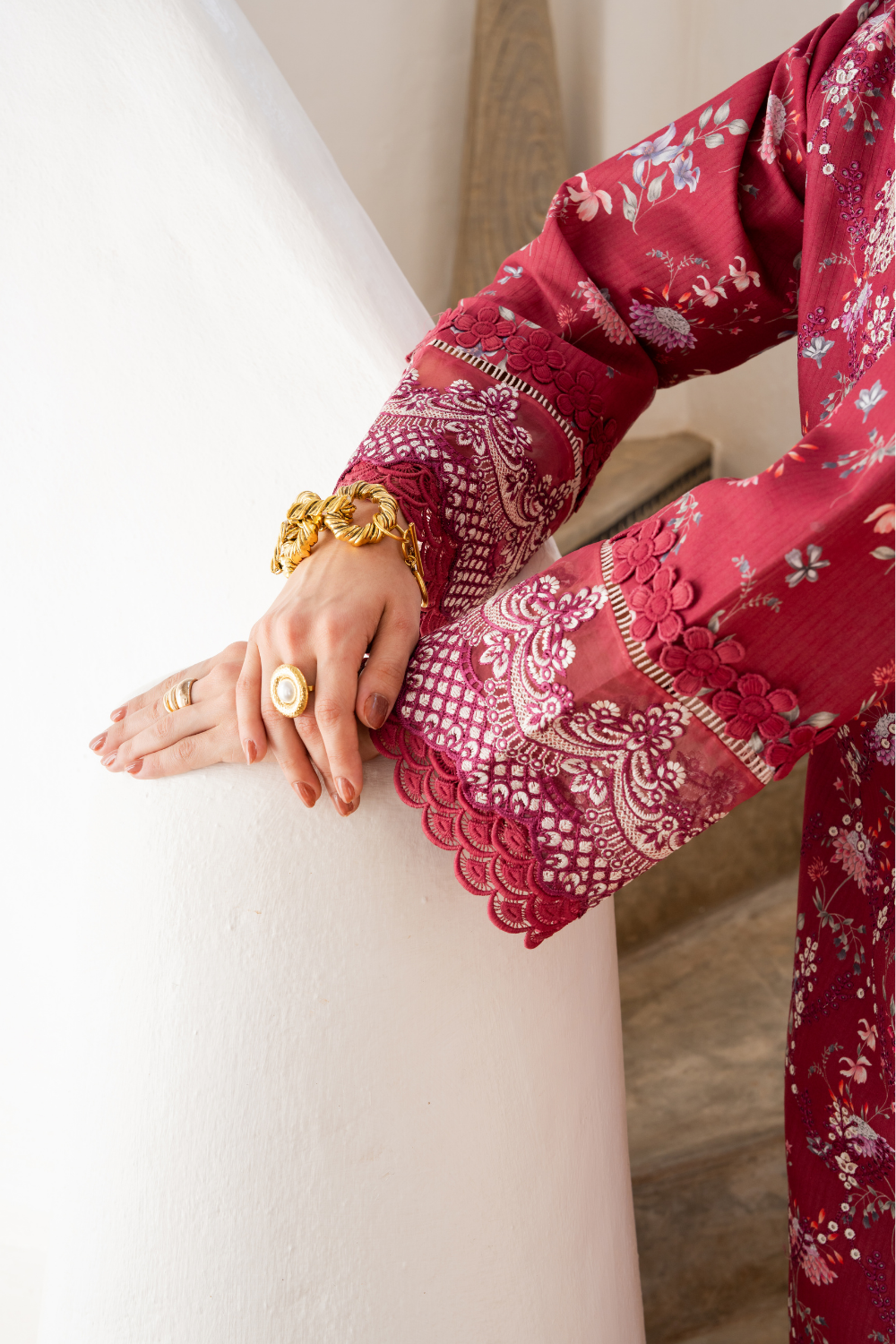 Aabyan Shezlin Chikankari Edit '26=AMARA Aangan the essence of lawn & chiffon