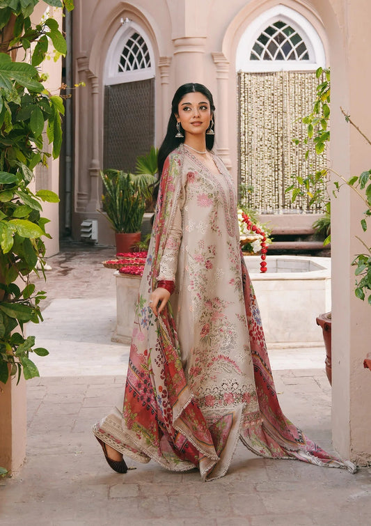 KAHF LUXURY LAWN 2026=6a Aangan | the Essence of Lawn & Chiffon
