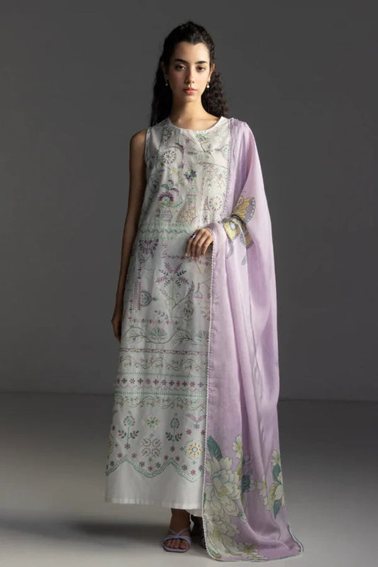 Coco Lawn By Zara Shahjhan 2026=7a Aangan the essence of lawn & chiffon