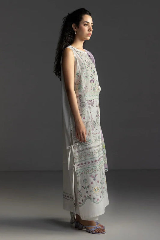 Coco Lawn By Zara Shahjhan 2026=7a Aangan the essence of lawn & chiffon