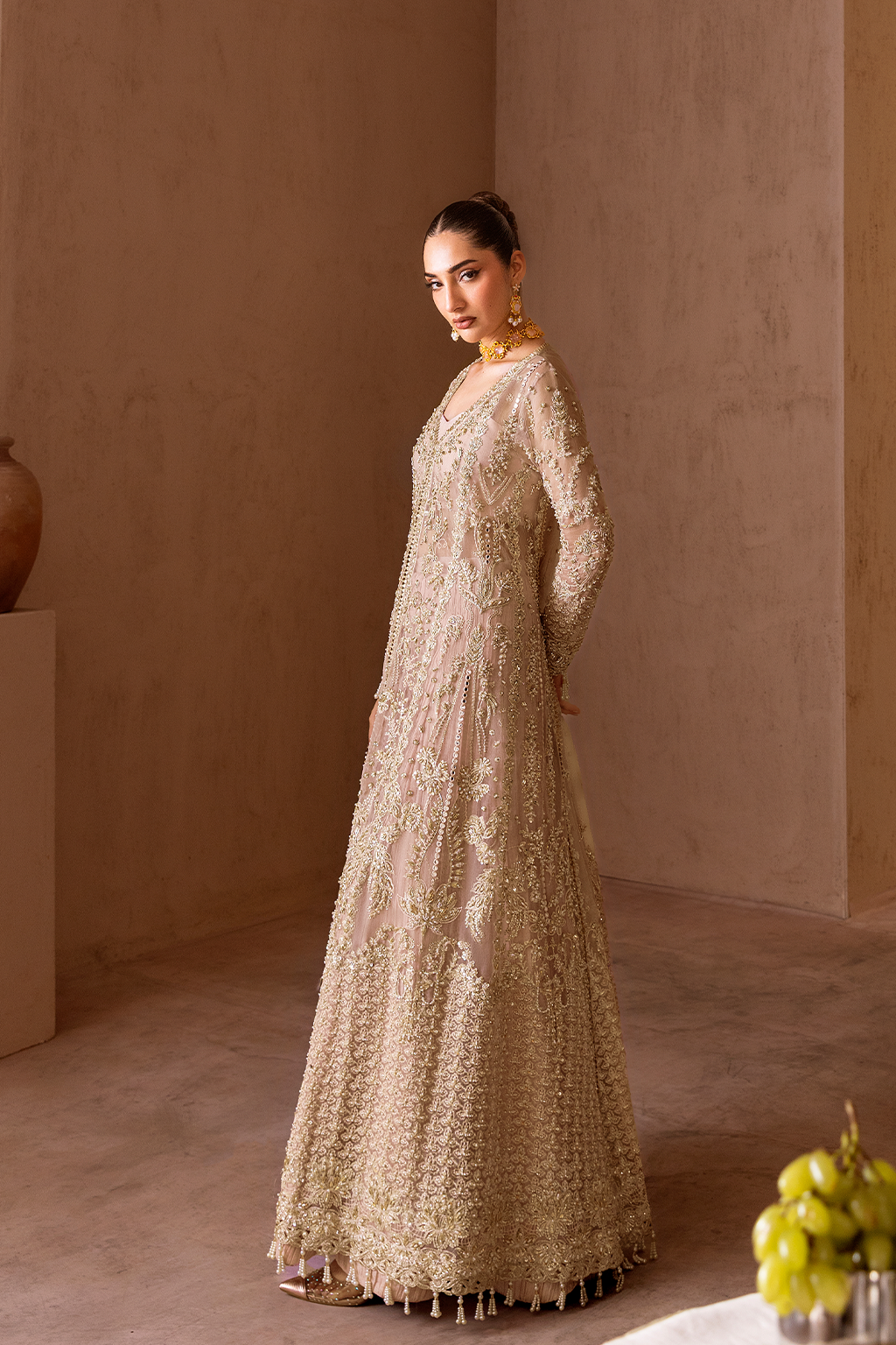 Eman Adeel Clay & Couture-CLESTIAL Aangan the essence of lawn & chiffon