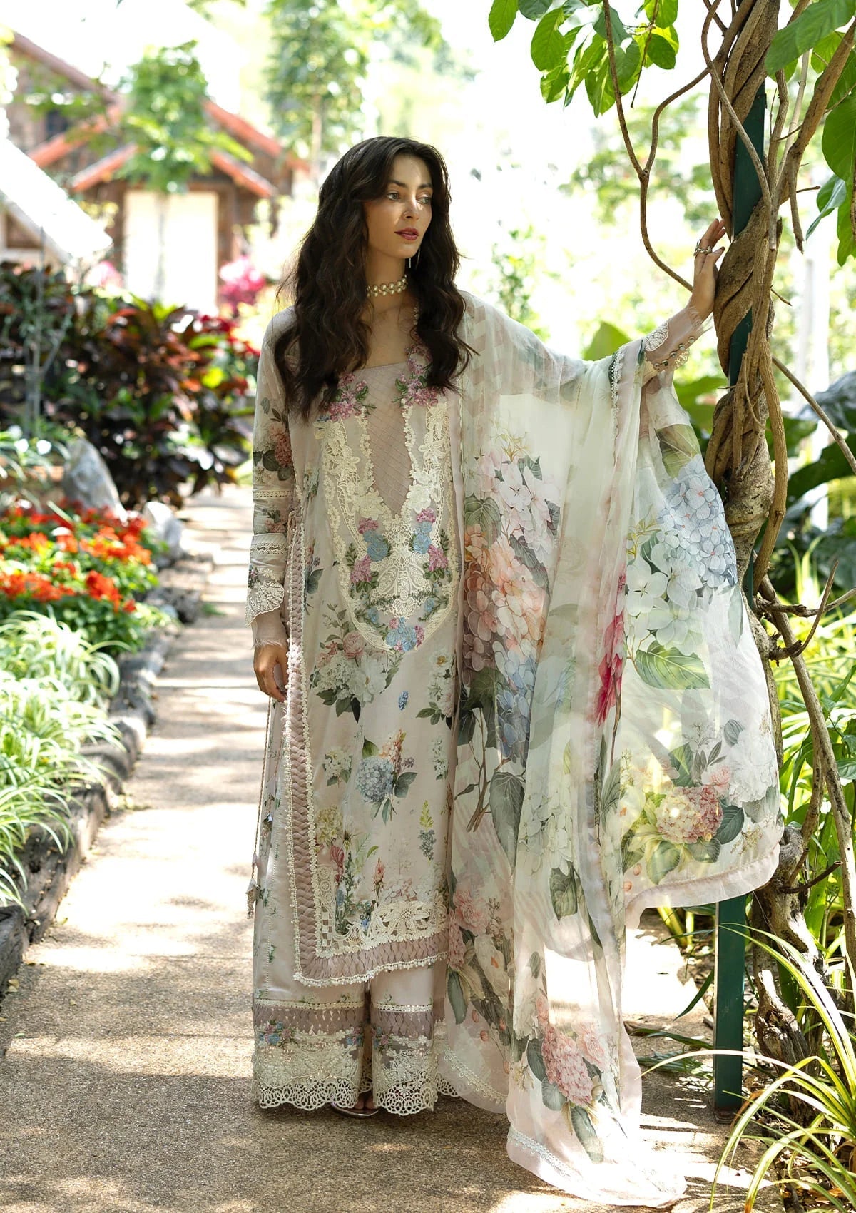 ELAF SIGNATURE LAWN=2026=4a Aangan | the Essence of Lawn & Chiffon