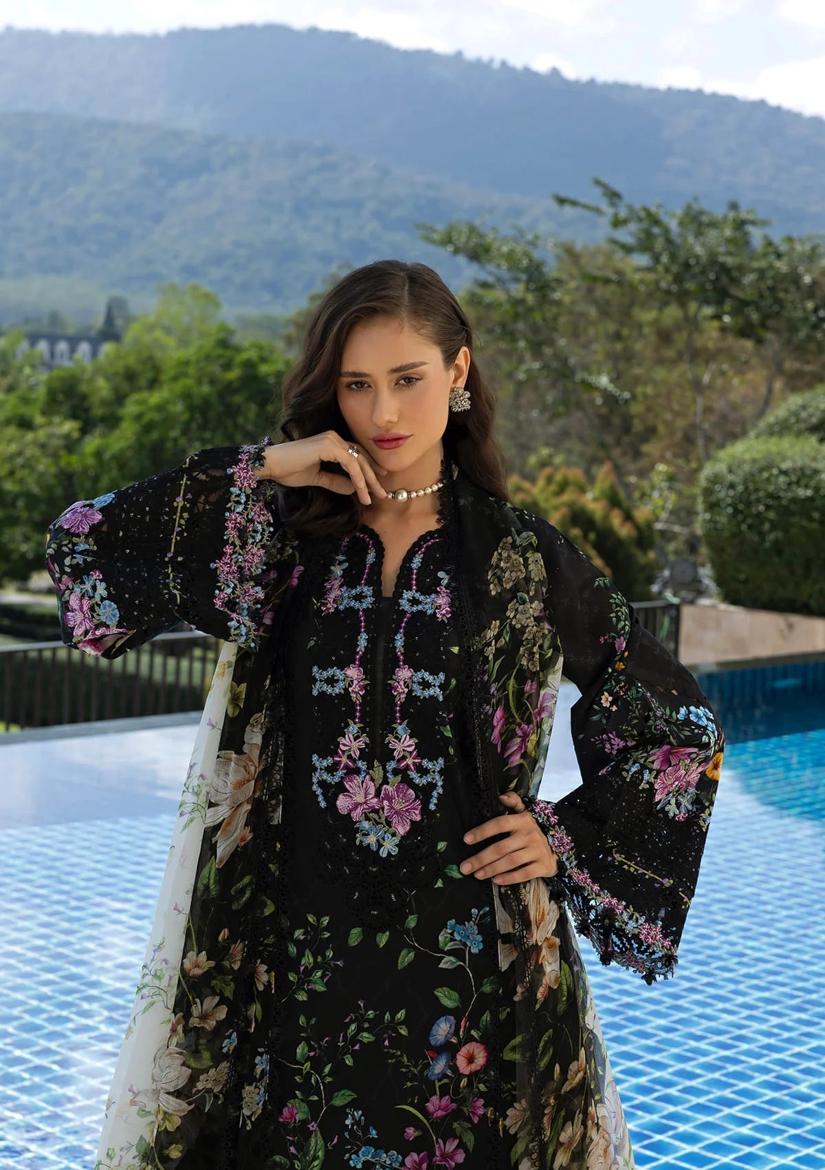 ELAF SIGNATURE LAWN=2026=1b Aangan | the Essence of Lawn & Chiffon