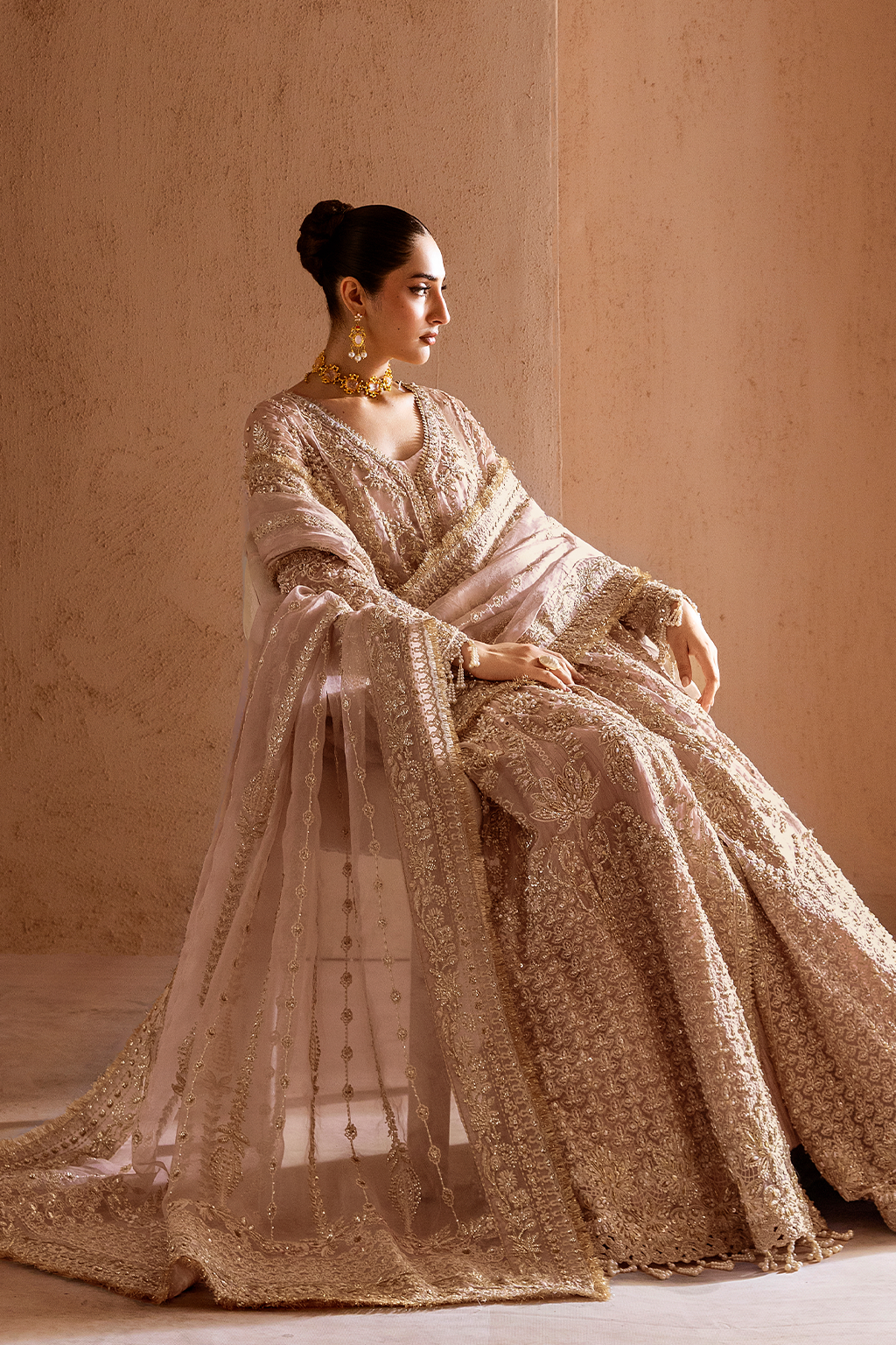 Eman Adeel Clay & Couture-CLESTIAL Aangan the essence of lawn & chiffon