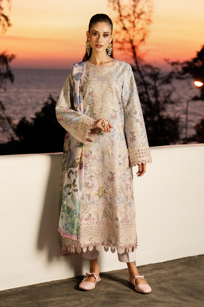 Aabyan Shezlin Chikankari Edit '26=RIVANA (AZ-07 Aangan the essence of lawn & chiffon
