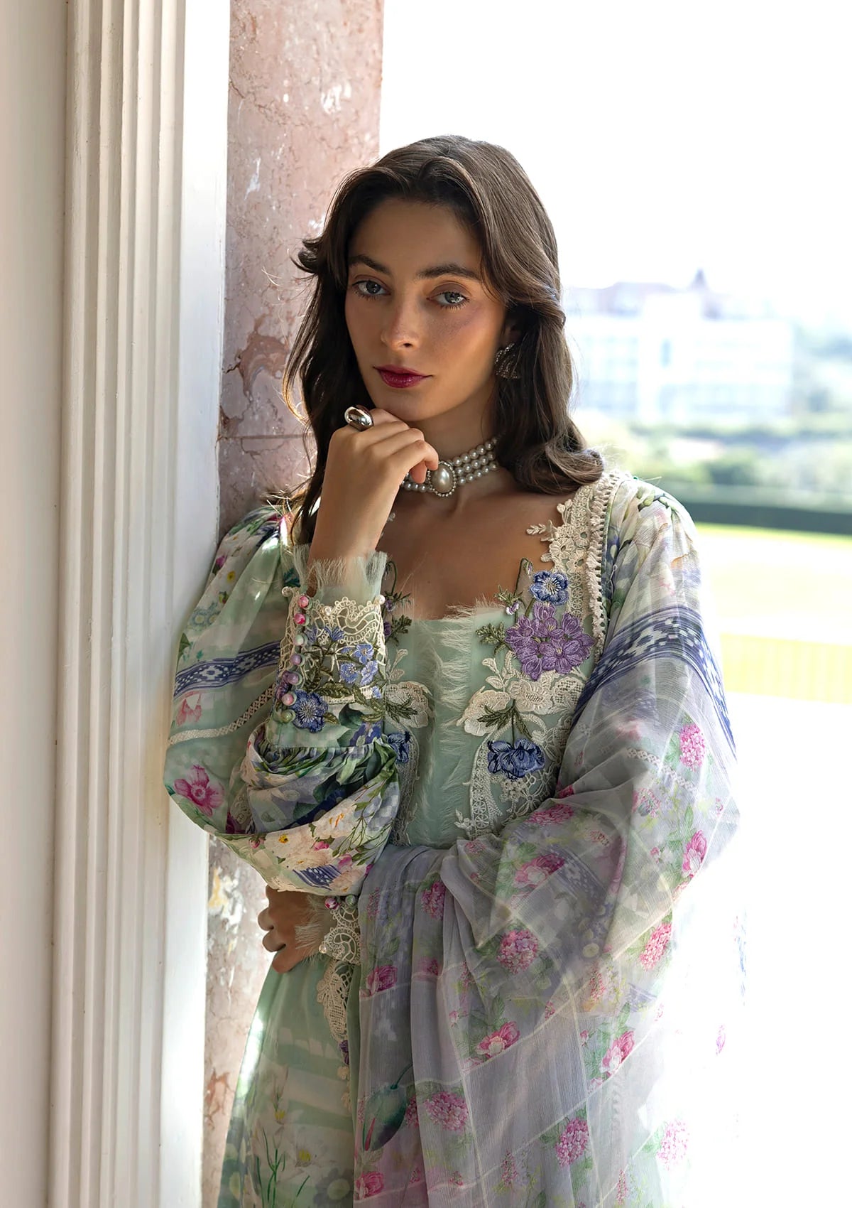 ELAF SIGNATURE LAWN=2026=6b Aangan | the Essence of Lawn & Chiffon