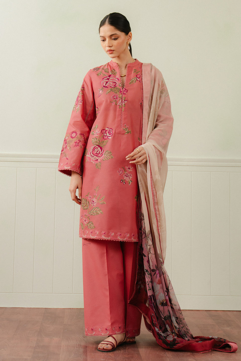 Coco by Zara Shahjahan Embroidered Lawn 2025 | FREYA-4A