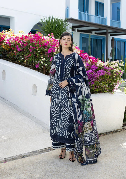 Elaf Prints Lawn Vol 1 2026=-3A STARRY NIGHT Aangan the essence of lawn & chiffon