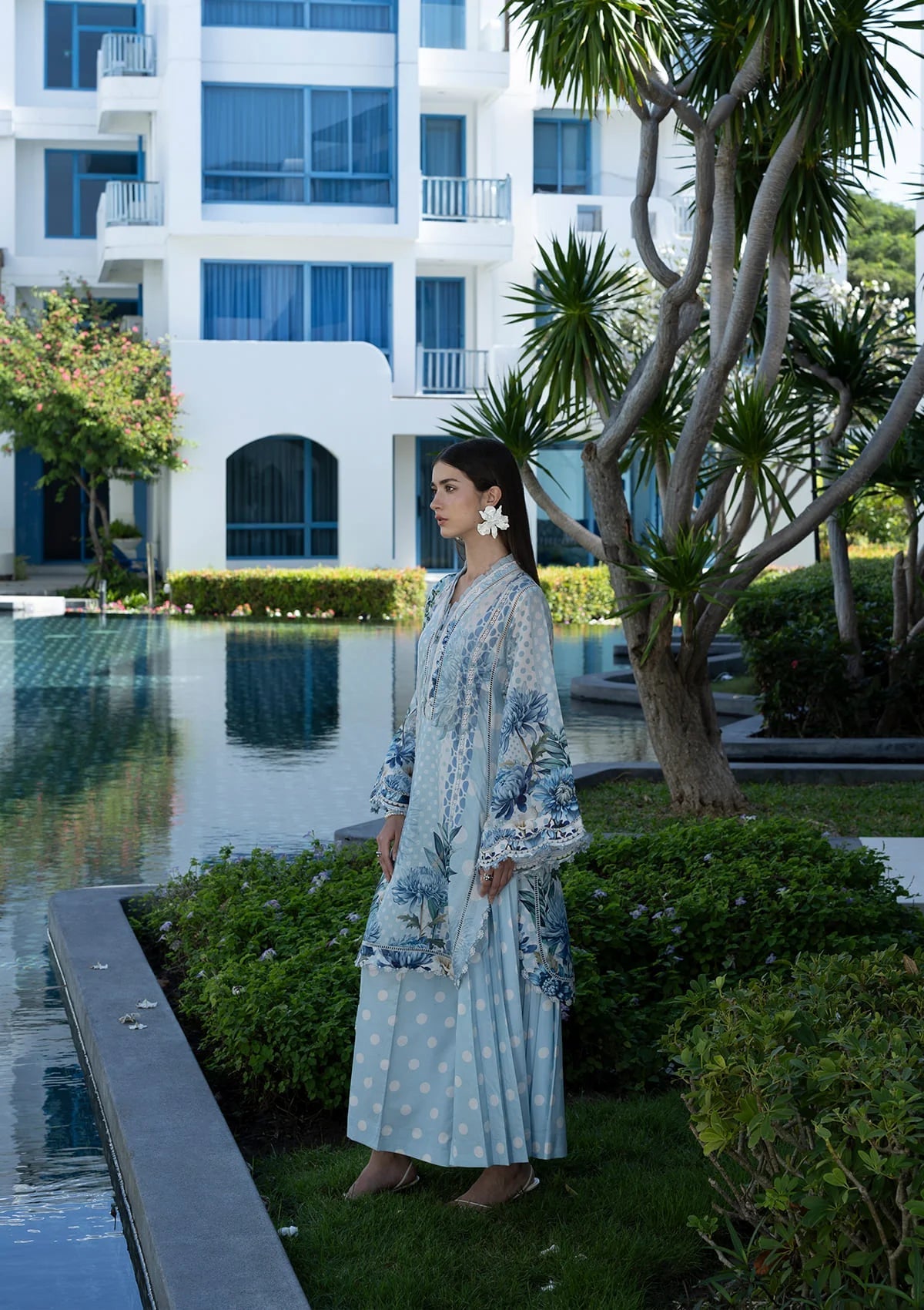 Elaf Prints Lawn Vol 1 2026=1A OCEAN PETALS Aangan the essence of lawn & chiffon