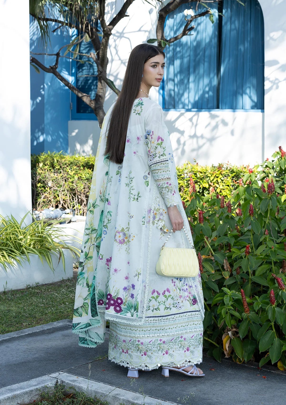 Elaf Prints Lawn Vol 1 2026=7B MOON FLOWER Aangan the essence of lawn & chiffon