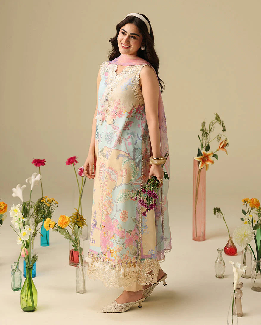 Mushq Soleil Prints Lawn 2026 || Bellarosa Aangan