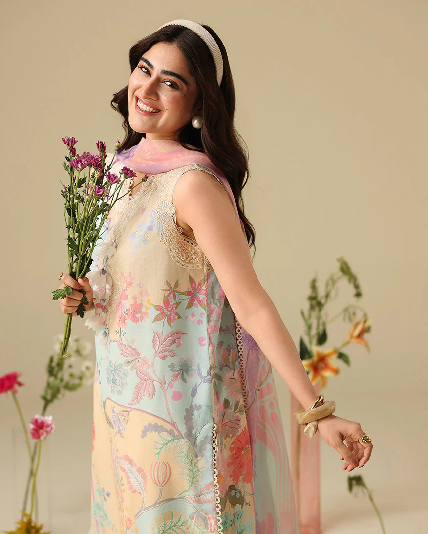 Mushq Soleil Prints Lawn 2026 || Bellarosa Aangan