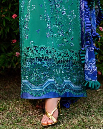 Mushq Amoi luxury lawn 2026=Blooming Romance Aangan | the Essence of Lawn & Chiffon