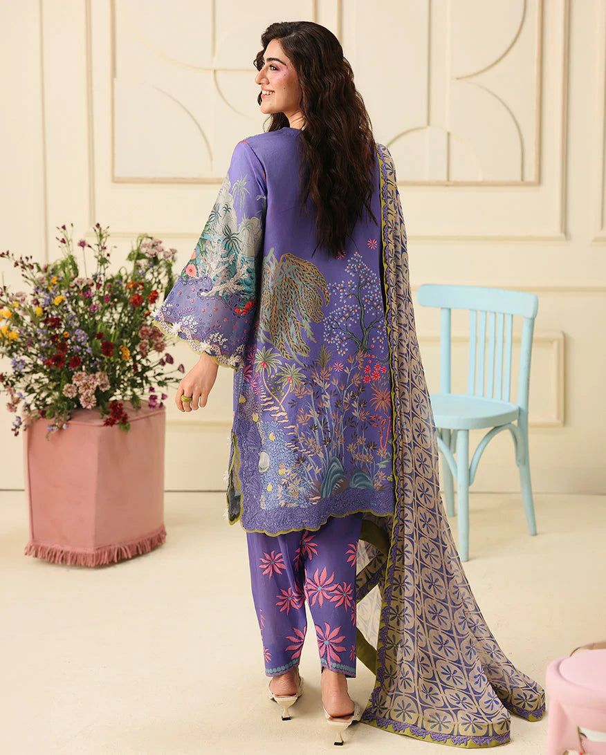 Mushq Soleil Prints Lawn 2026 || Camellia Kiss Aangan