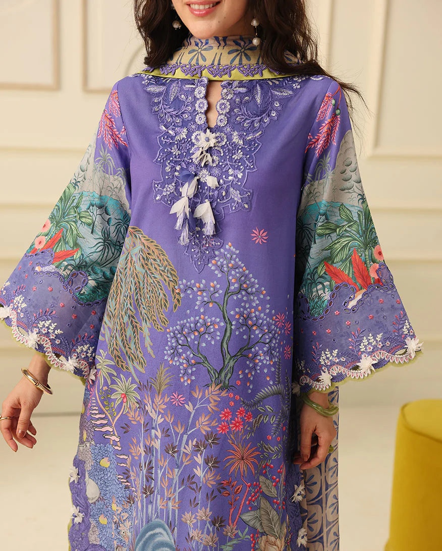 Mushq Soleil Prints Lawn 2026 || Camellia Kiss Aangan
