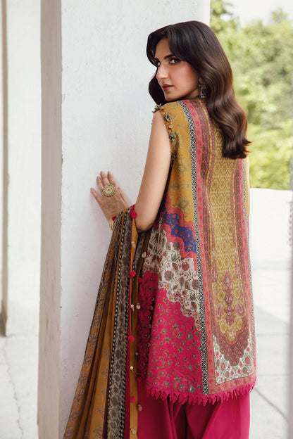 Maria B MPrint Fall/Winter unstitched 3-piece suit with digital print and festive colors