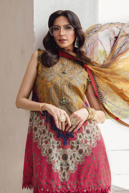 Maria B MPrint Fall/Winter unstitched 3-piece suit with digital print and festive colors