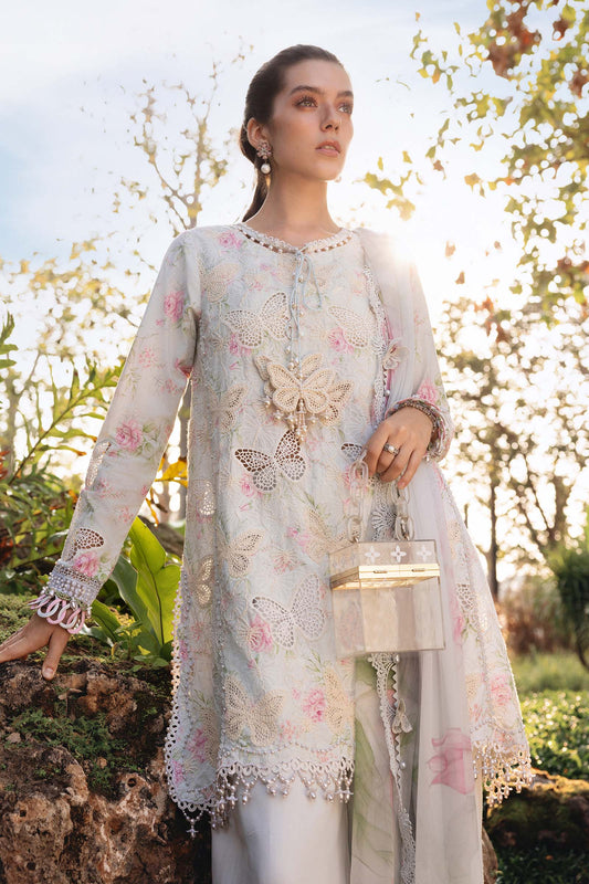 maria b mprint 2026 summer lawn
3 Piece Unstitched Embroidered Lawn Suit