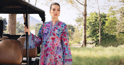 MARIA.B M.Prints Lawn 2026=02b Aangan the essence of lawn & chiffon