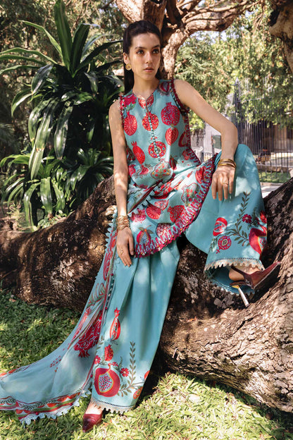 MARIA.B M.Prints Lawn 2026=03b Aangan the essence of lawn & chiffon