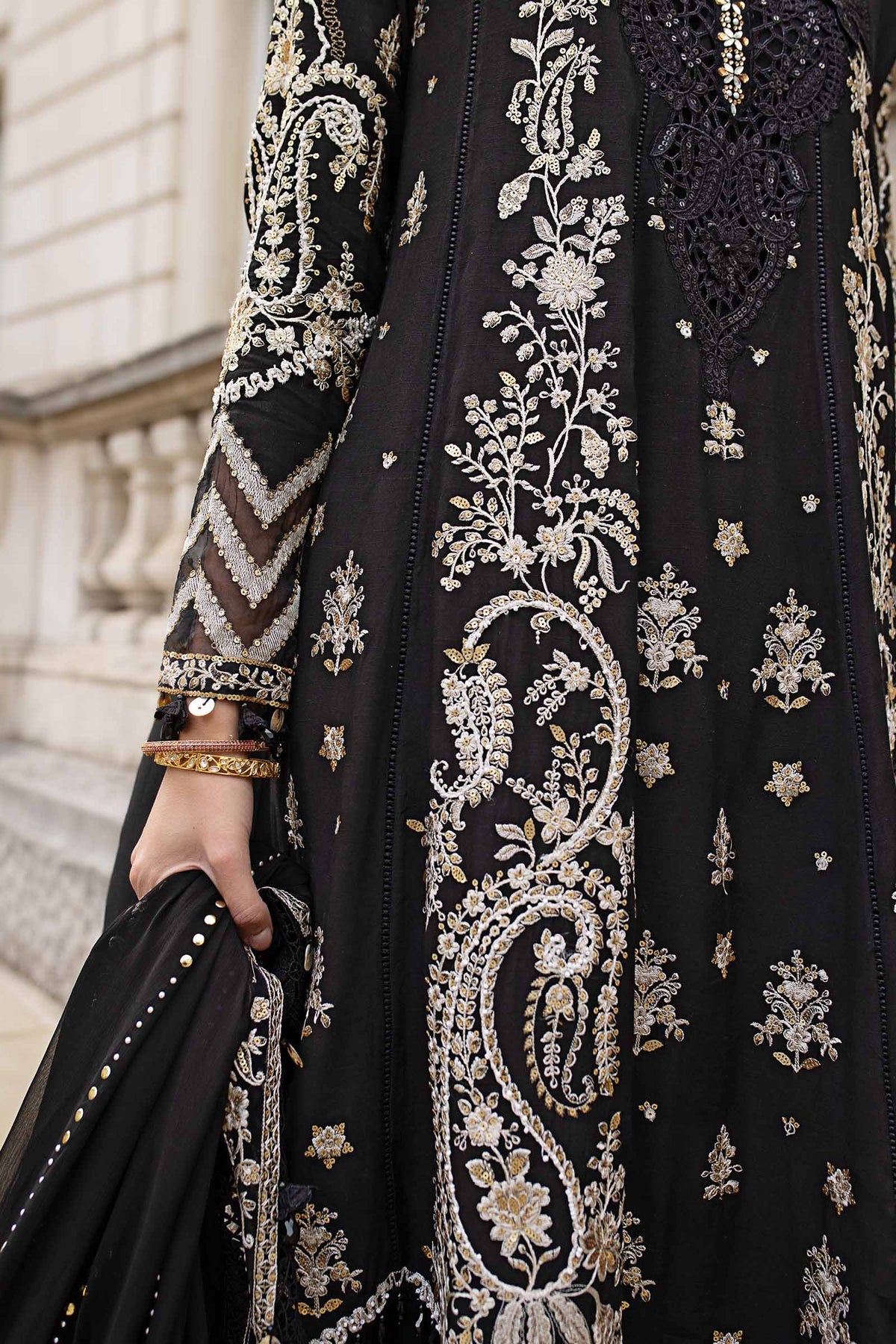 	Shop Maria B Soirée collection online in India
• 	Pakistani party wear suits by Maria B Soirée
• 	Maria B Soirée unstitched festive suits India