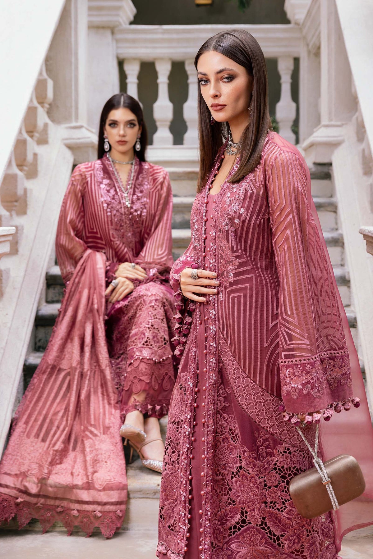 maria b winter lux 2025 in lucknow