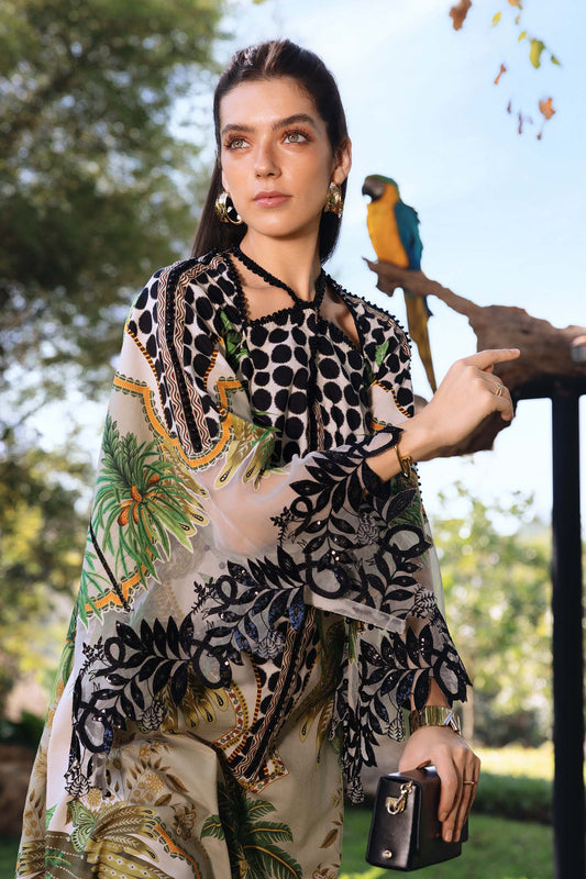 MARIA.B M.Prints Lawn 2026=05a Aangan the essence of lawn & chiffon