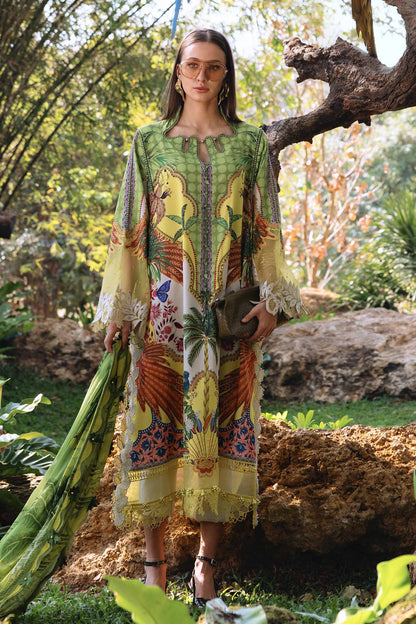 MARIA.B M.Prints Lawn 2026=05b Aangan the essence of lawn & chiffon