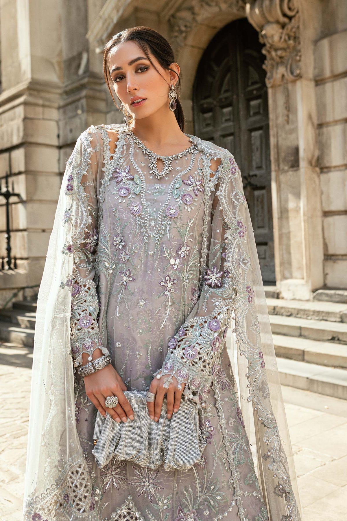 	Maria B Soirée chiffon suits with embroidery India delivery
• 	Shop Maria B Soirée collection online in India
• 	Pakistani party wear suits by Maria B Soirée
• 	Maria B Soirée unstitched festive suits India
• 	Luxury Pakistani suits for Indian customers by Maria B