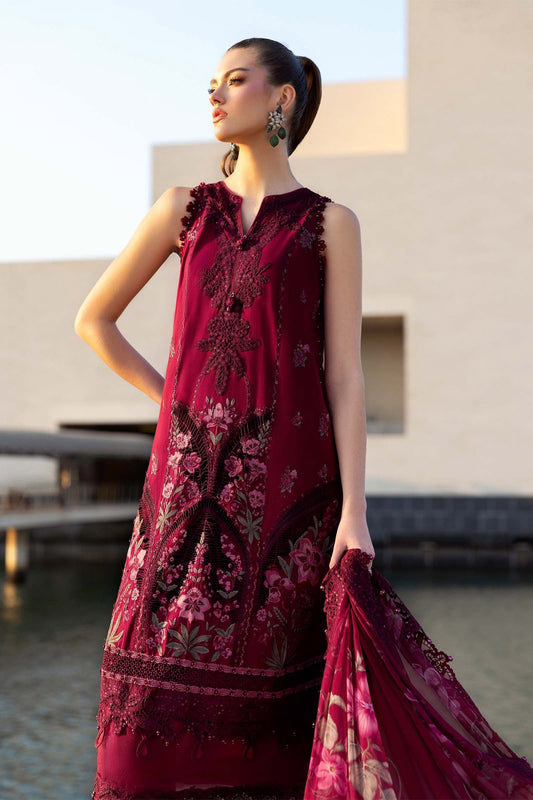Maria B luxury Lawn 2026=11b Aangan | the Essence of Lawn & Chiffon