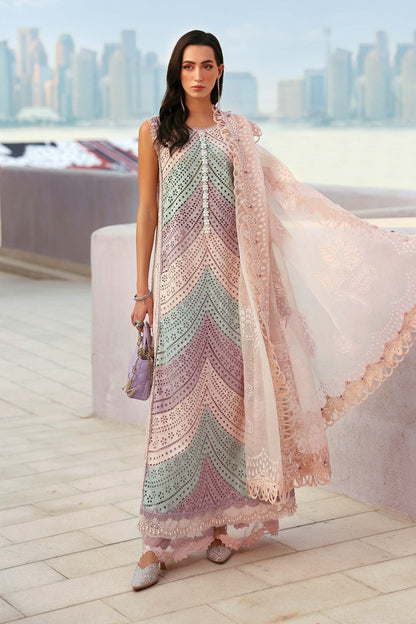 Maria B luxury Lawn 2026=12b Aangan | the Essence of Lawn & Chiffon