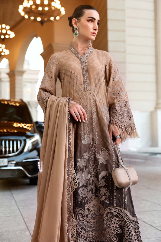Maria B luxury Lawn 2026=01 a Aangan | the Essence of Lawn & Chiffon