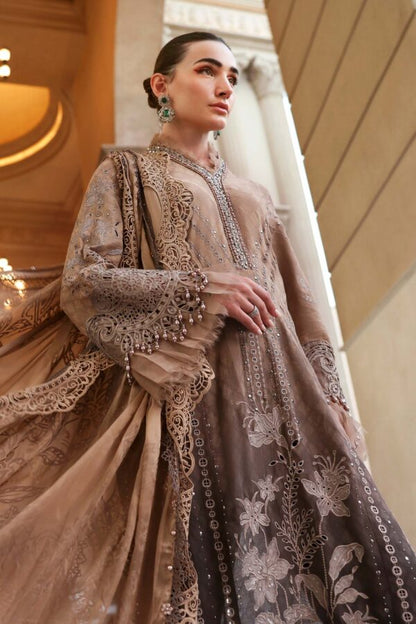 Maria B luxury Lawn 2026=01 a Aangan | the Essence of Lawn & Chiffon