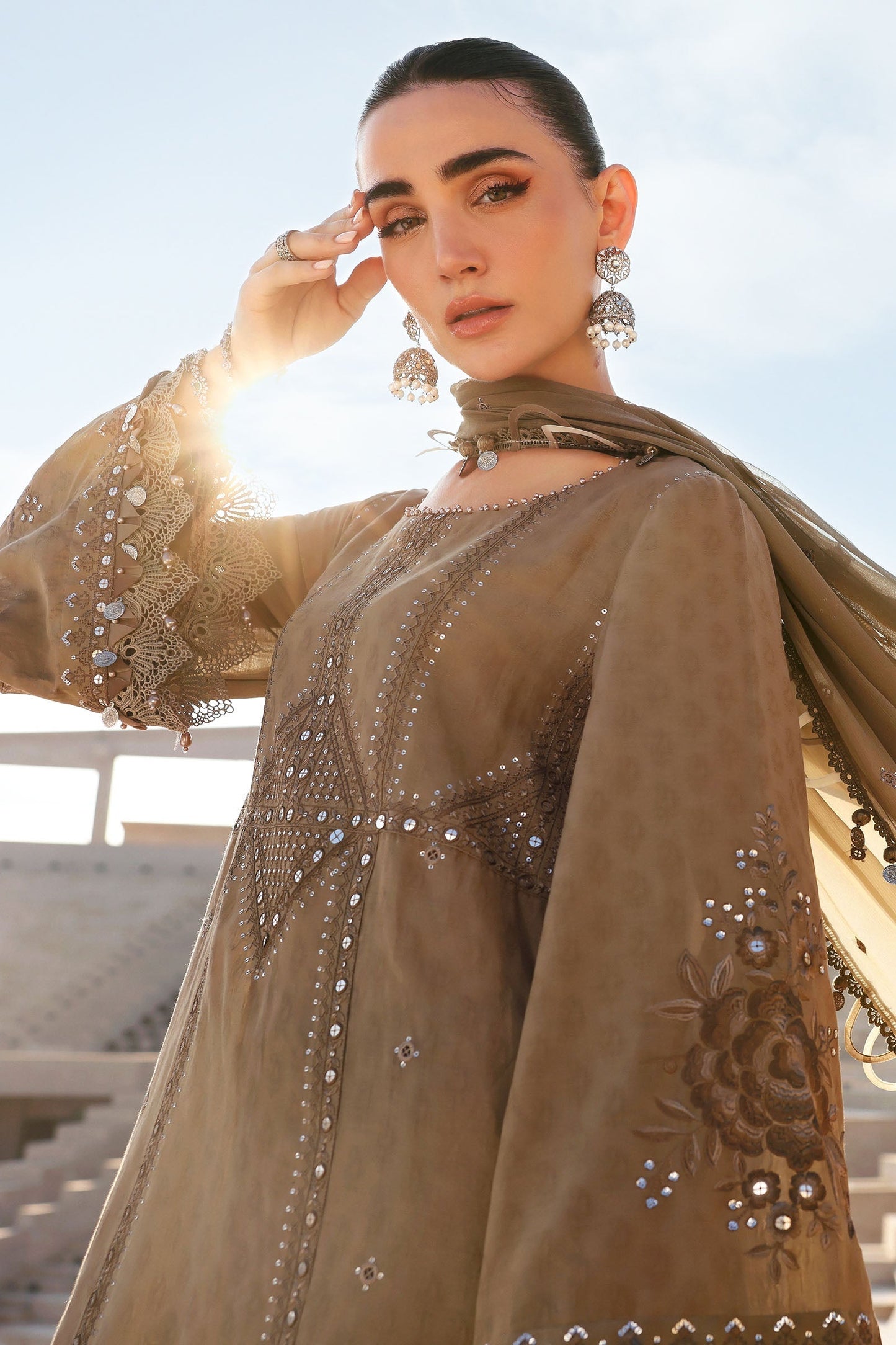 Maria B luxury Lawn 2026=02 a Aangan | the Essence of Lawn & Chiffon
