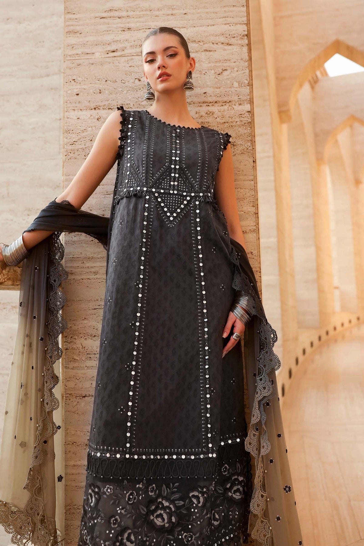 Maria B luxury Lawn 2026=02 b Aangan | the Essence of Lawn & Chiffon
