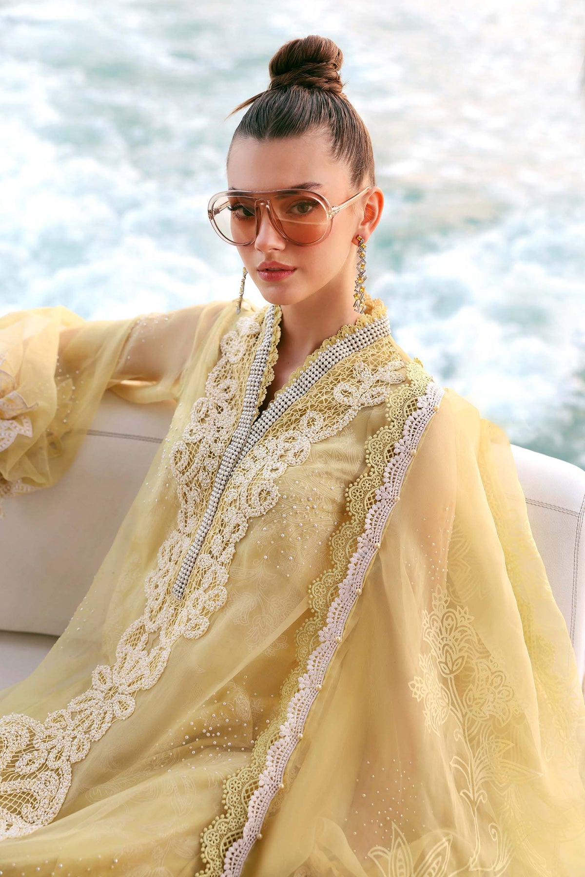 Maria B luxury Lawn 2026=04 a Aangan | the Essence of Lawn & Chiffon