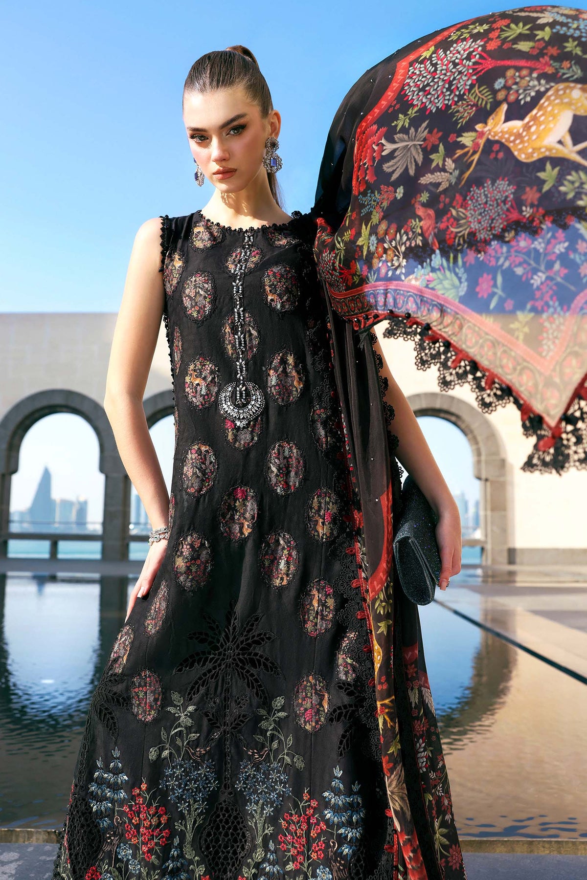 Maria B luxury Lawn 2026=05 b Aangan | the Essence of Lawn & Chiffon