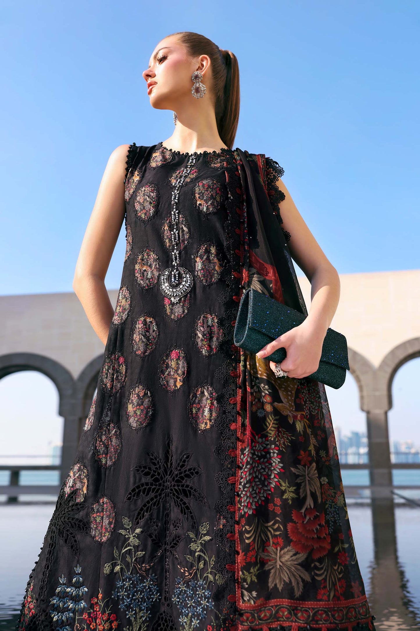 Maria B luxury Lawn 2026=05 b Aangan | the Essence of Lawn & Chiffon