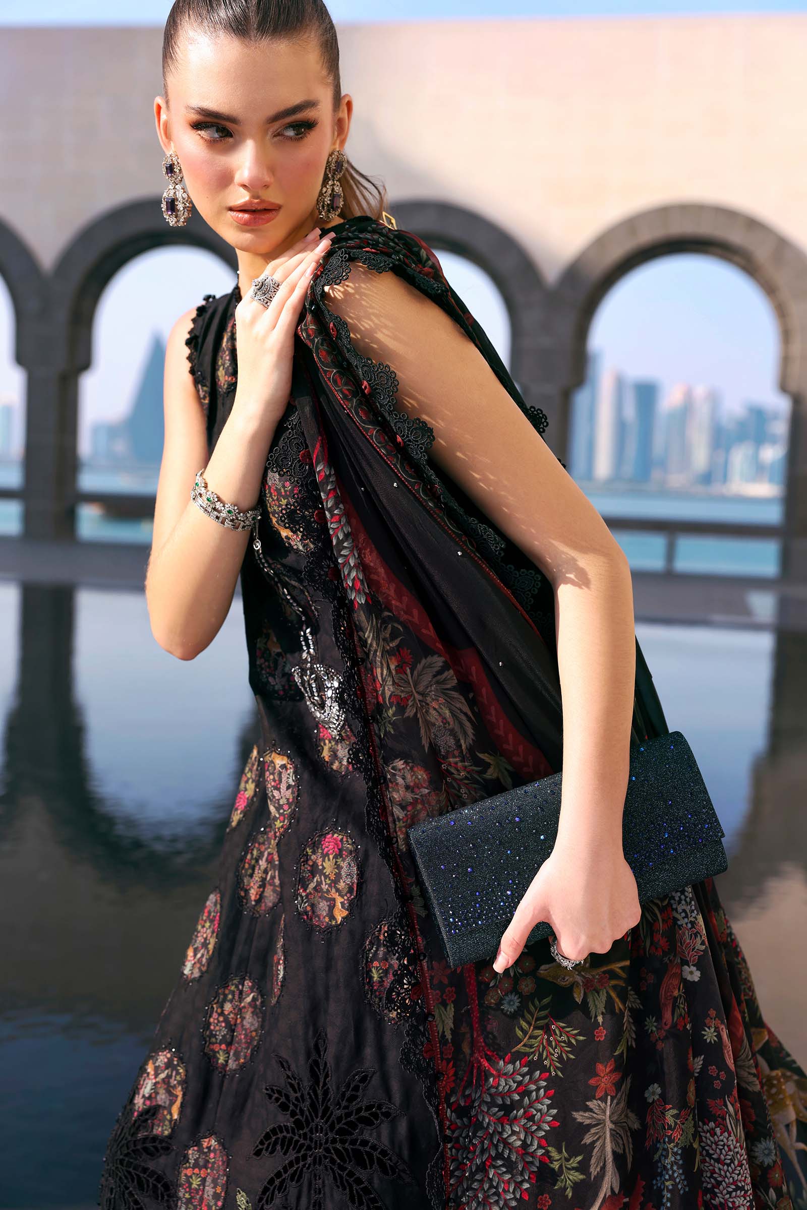 Maria B luxury Lawn 2026=05 b Aangan | the Essence of Lawn & Chiffon