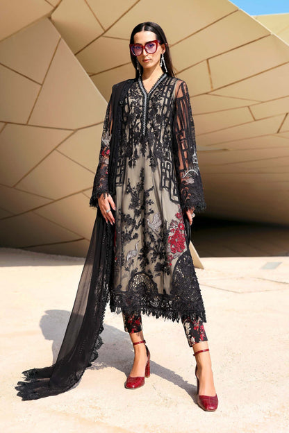 Maria B luxury Lawn 2026=07b Aangan | the Essence of Lawn & Chiffon
