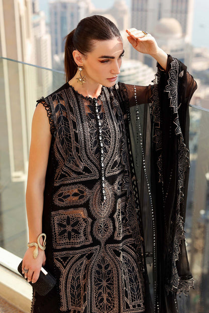 Maria B luxury Lawn 2026=08b Aangan | the Essence of Lawn & Chiffon