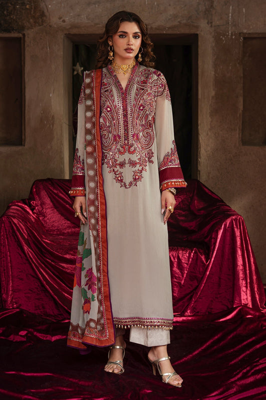 Charizma Vasal Luxury Chiffon Vol-01 2026=01 Aangan | the Essence of Lawn & Chiffon