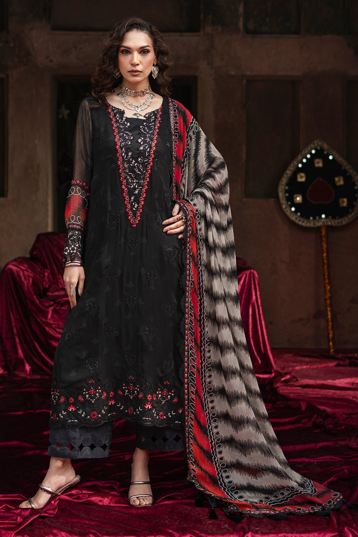 Charizma Vasal Luxury Chiffon Vol-01 2026=02 Aangan | the Essence of Lawn & Chiffon