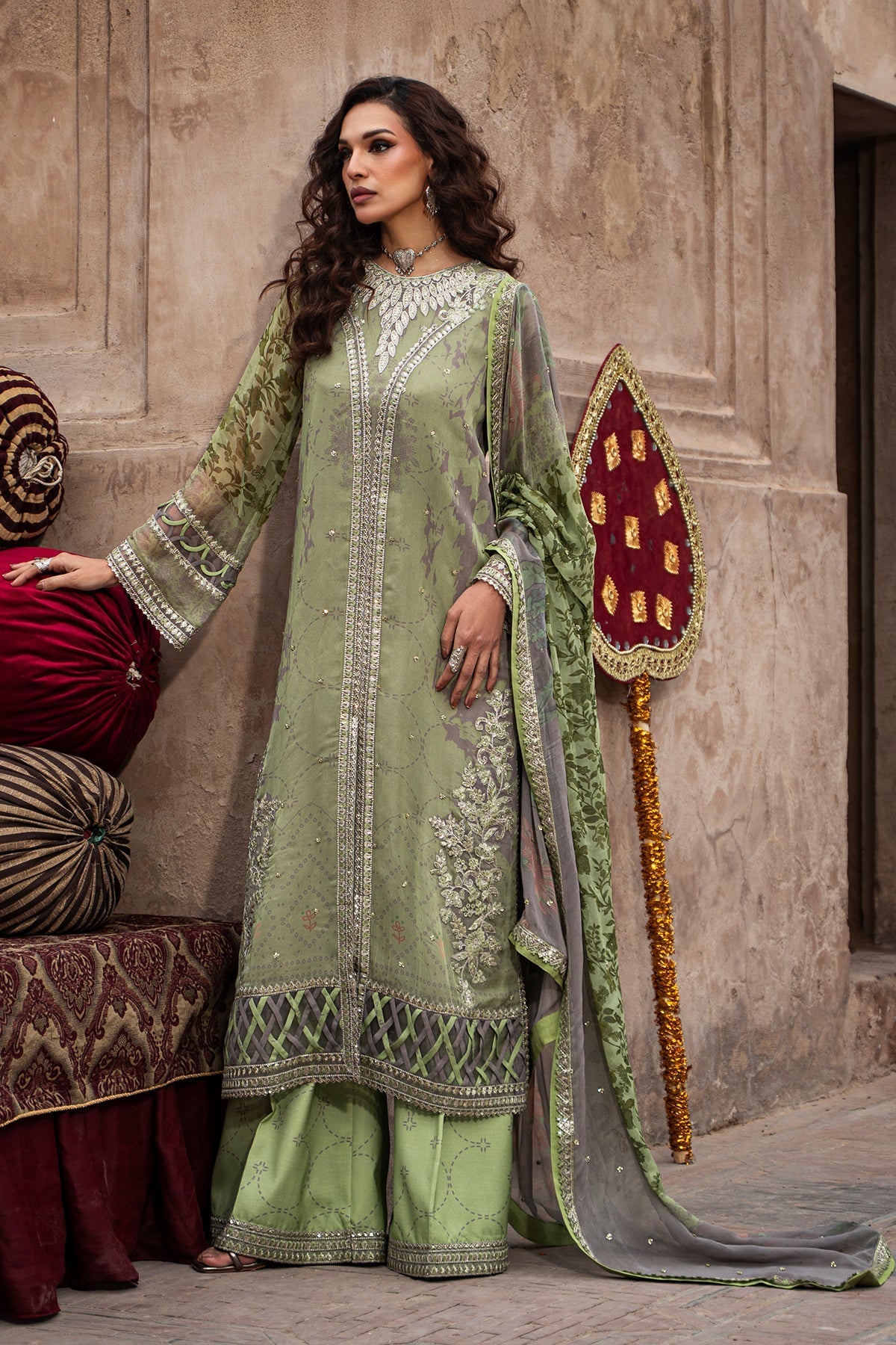 Charizma Vasal Luxury Chiffon Vol-01 2026=06 Aangan | the Essence of Lawn & Chiffon