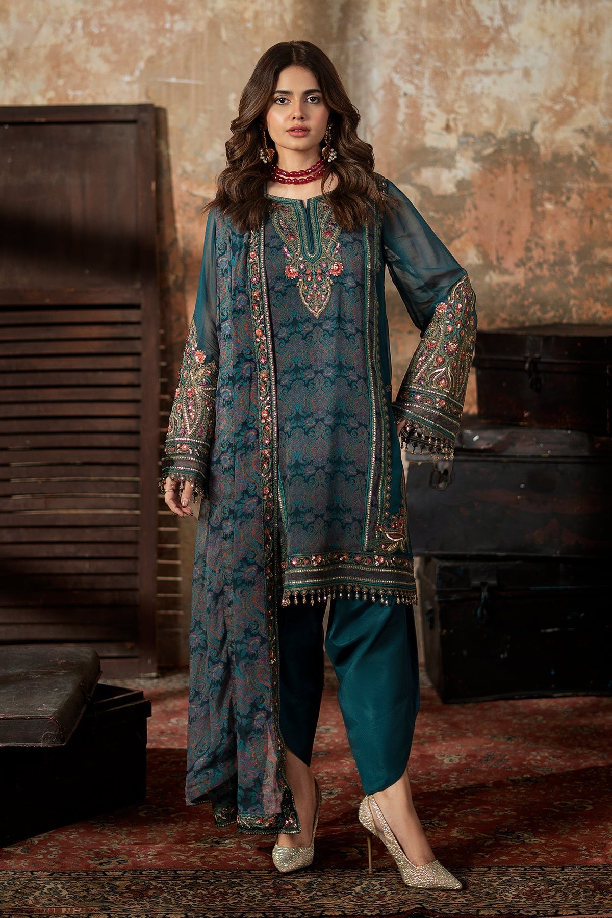 Charizma Vasal Luxury Chiffon Vol-01 2026=07 Aangan | the Essence of Lawn & Chiffon