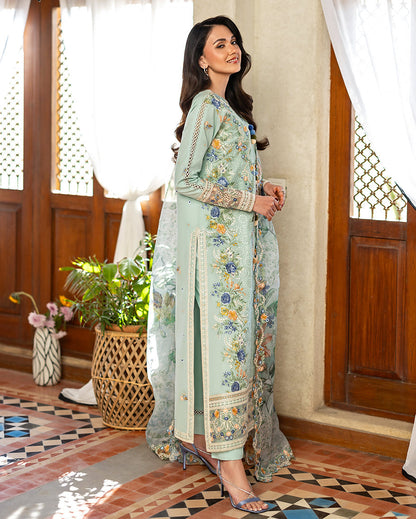 Mushq Astoria Festive Lawn '26-elif Aangan the essence of lawn & chiffon