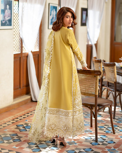 Mushq Astoria Festive Lawn '26-evadne Aangan the essence of lawn & chiffon